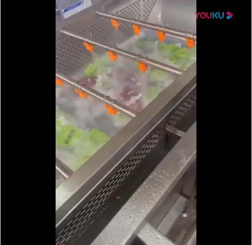 包裝袋氣泡洗濯瀝水風干流水線 氣泡洗濯機 振動篩 翻轉式風干機